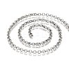 Tarnish Resistant 304 Stainless Steel Rolo Chains STAS-P219-22-F-2