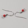 304 Stainless Steel Earring Hooks STAS-WH0027-64P-04-2