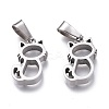 Tarnish Resistant 304 Stainless Steel Pendants LS-STAS-Z006-06P-1