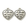 Tibetan Style Alloy Pendants FIND-U015-39AS-1