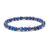 Beads Stretch Bracelets Set BJEW-JB07342-2