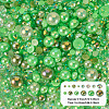 Half Round ABS Plastic Cabochons FIND-TAC0038-08F-4