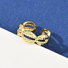 Brass Adjustable Cuff Rings for Women RJEW-H256-18G-2