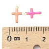 304 Stainless Steel Enamel Charms X-STAS-K303-01B-G-3