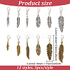 Tibetan Style Alloy Pendant Decoration HJEW-AB00475-2
