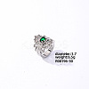 Brass Rhinestones Finger Rings for Women KK6620-4-1