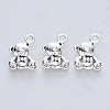 Tibetan Style Alloy Pendants TIBE-R316-046AS-RS-1