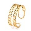 Ion Plating(IP) A304 Stainless Steel Finger Rings RJEW-L102-25G-3