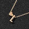 Alloy Letter Heart Pendant Necklaces for Women NJEW-FS0001-09L-1