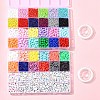 DIY Glass & Acrylic & Polymer Clay Beads Bracelets Making Kits DIY-FS0007-93-6