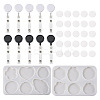 2Pcs DIY Phone Grip Ornament Silicone Molds DIY-TA0004-71-2