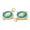 Brass Micro Pave Cubic Zirconia Pendants KK-M246-16G-04-2