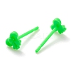 Eco-Friendly Plastic Stud Earrings EJEW-H120-01B-2