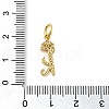Brass Micro Pave Cubic Zirconia Pendants KK-M273-01G-K-3