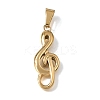 304 Stainless Steel Pendants SA-CBAC939-05G-1