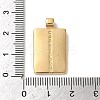 304 Stainless Steel Pendants X-STAS-L022-306G-08-3