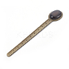 Tibetan Style Alloy Ruler/Bookmarks AJEW-JK00147-M-2
