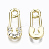 Alloy Crystal Rhinestone Pendants PALLOY-T067-193LG-RS-2