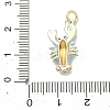 Brass Micro Pave Cubic Zirconia Pendants KK-H255-01B-G01-3