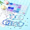 DIY Round Acrylic & ABS Plastic Imitation Pearl Beads Bracelets Jewelry Making Kits DIY-FS0007-42-10