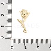 Brass Pave Clear Cubic Zirconia Pendants LS-KK-Z061-12G-3