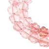 Cherry Quartz Glass Beads Strands G-B138-C16-01-4