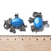 Dyed Synthetic Turquoise Pendant G-H083-02AS-01-3