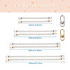 8Pcs 8 Styles White Acrylic Round Beads Bag Handles FIND-TA0001-39-3