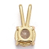 Brass Micro Pave Cubic Zirconia Pendants X-KK-P192-04-G06-2