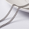 Tarnish Resistant 304 Stainless Steel Twisted Chains Curb Chains CHS-H007-38P-1
