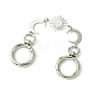 Brass Moon Sun Link Bag Extender Chains FIND-JF00146-01-2