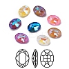 Glass Rhinestone Cabochons X-RGLA-I002-A03-1