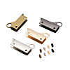 8 Sets 4 Colors Zinc Alloy Bag Lock Catch Clasps FIND-GN0001-11-1