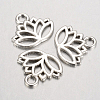 Tibetan Style Alloy Charms TIBEP-36884-AS-RS-1
