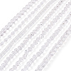 7 Strands 7 Styles Transparent Glass Bead Strands GLAA-TA0002-73-2