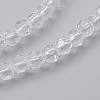 Imitation Austrian Crystal Bead Strands G-M181-4mm-01A-2