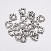 Heart Tibetan Style Alloy Charms LS-AC0324-4