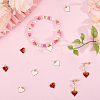 10Pcs 2 Colors Real 18K Gold Plated Brass Charms KK-BBC0016-07-4