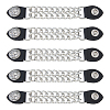 5Pcs Alloy & Imitation Leather Waistcoat Extension Chain FIND-FH0008-85B-1