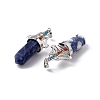 Natural Sodalite Big Pointed Pendants G-I342-01P-05-3