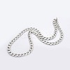 Tarnish Resistant Trendy Unisex 304 Stainless Steel Curb Chain Twisted Chain Necklaces LS-STAS-E063-04-2