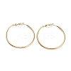 Ring 304 Stainless Steel Hoop Earrings for Women Men EJEW-B049-02E-G-1