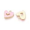 Alloy Enamel Pendants PALLOY-T092-27G-03-2