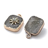 Natural African Turquoise(Jasper) Sun Pendants STAS-R130-73G-2