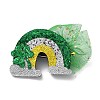 Saint Patrick's Day Sequins Felt Alligator Hair Clips PHAR-K004-01B-1