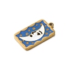 304 Stainless Steel Enamel Pendants STAS-F335-01A-2
