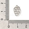 201 Stainless Steel Pendants STAS-R136-01P-09-3