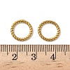 304 Stainless Steel Twisted Ring Linking Rings STAS-L300-005D-G-2