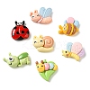 Opaque Resin Decoden Cabochons RESI-M041-03-1