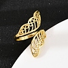 Brass Adjustable Cuff Rings RJEW-C139-16A-G-2